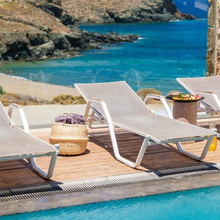 Sea Rock & Sky Private Mykonos Residence Merchia Beach Eksteriør bilde