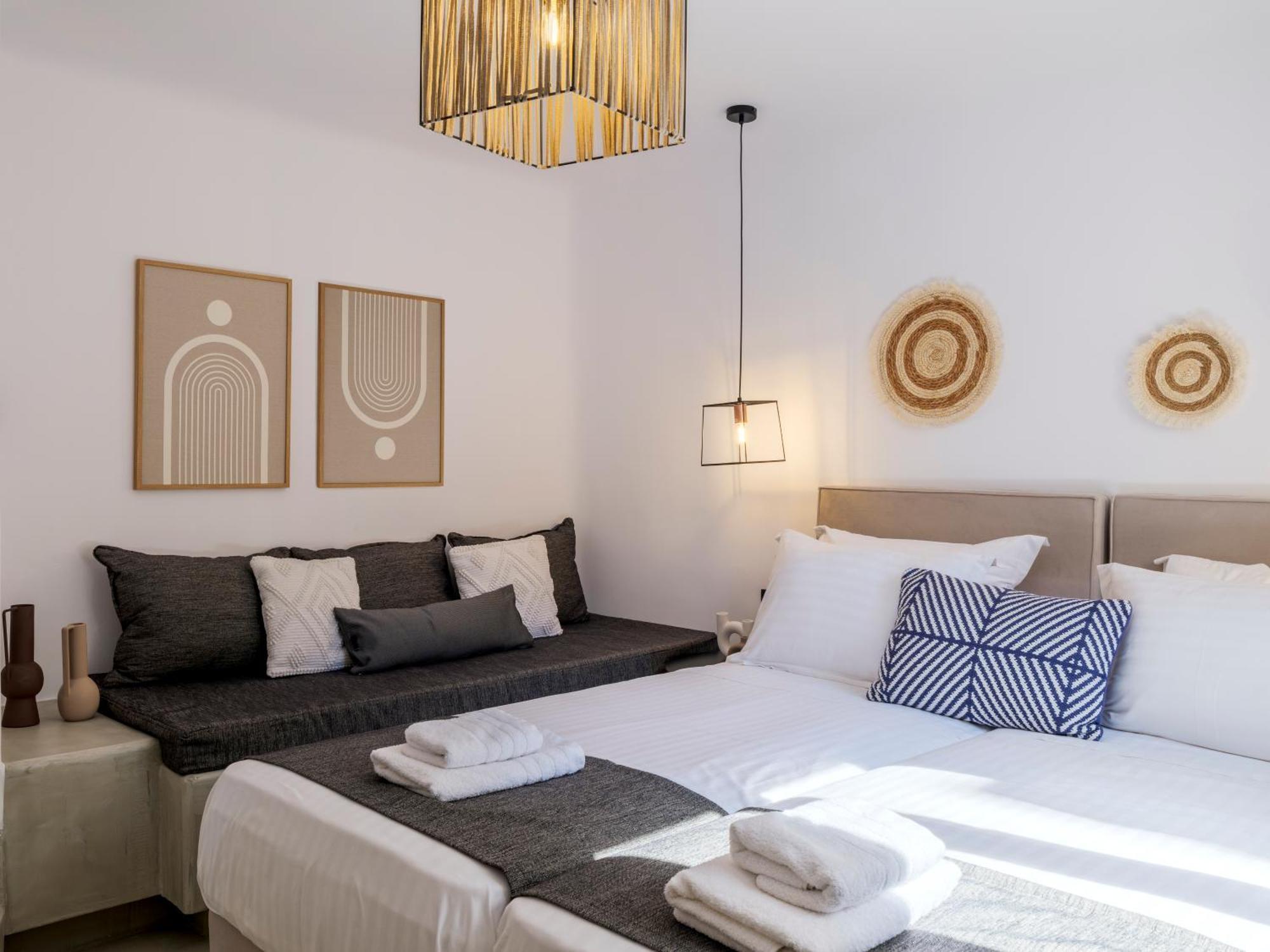 Sea Rock & Sky Private Mykonos Residence Merchia Beach Eksteriør bilde