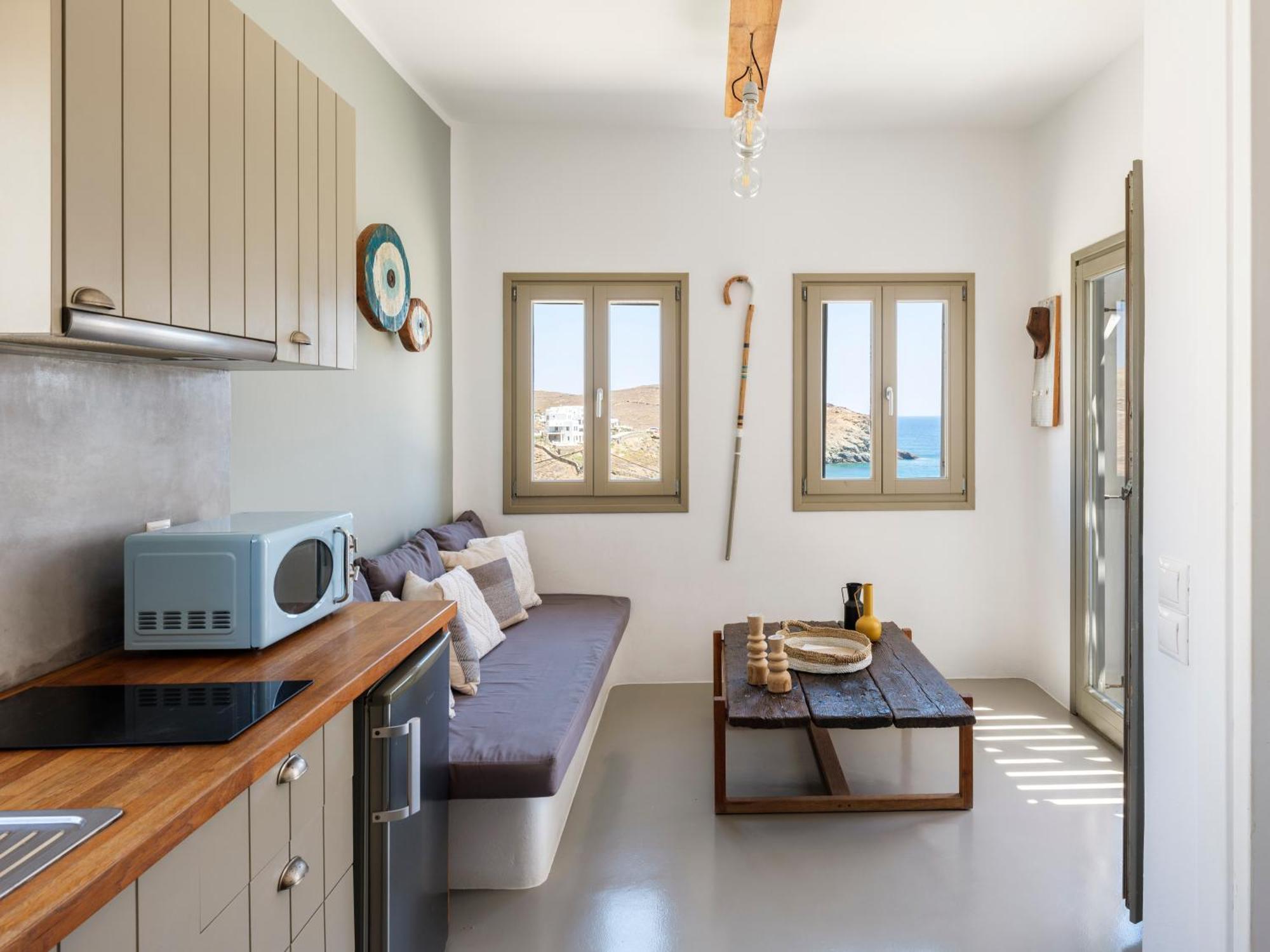 Sea Rock & Sky Private Mykonos Residence Merchia Beach Eksteriør bilde