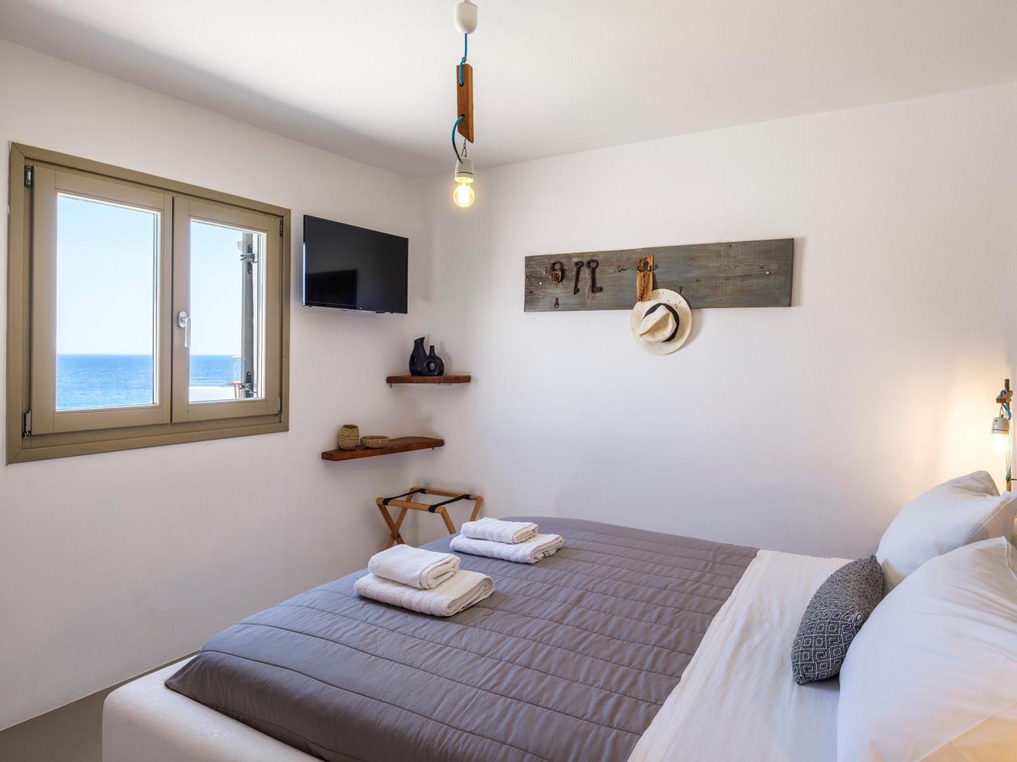 Sea Rock & Sky Private Mykonos Residence Merchia Beach Eksteriør bilde